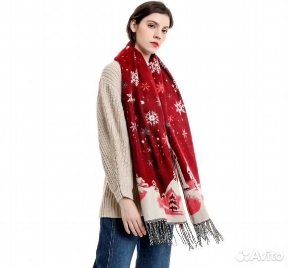 Шарфы и Палантины красивые новые кашемир, шерсть
