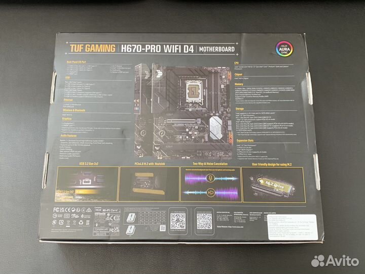 Материнская плата Asus tuf h670-pro wifi d4 (нов)