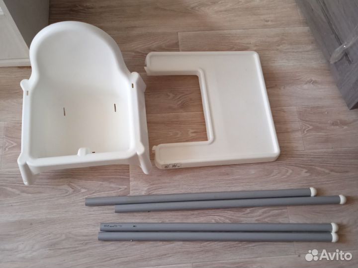 Детский стул для кормления со столиком Икеа