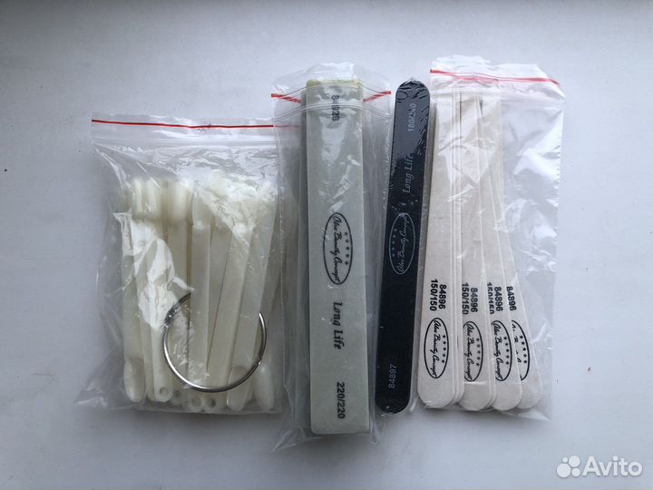 Пилки, бафы, типсы