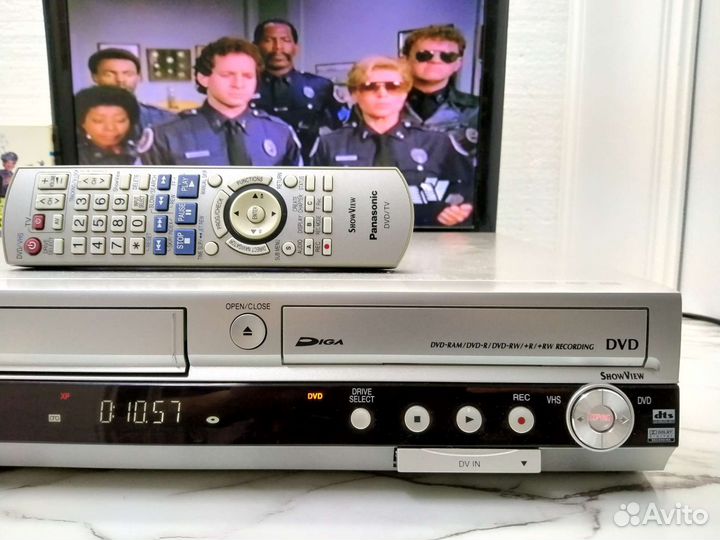 DVD Рекордер+VCR Panasonic DMR-ES35 Оцифровка VHS
