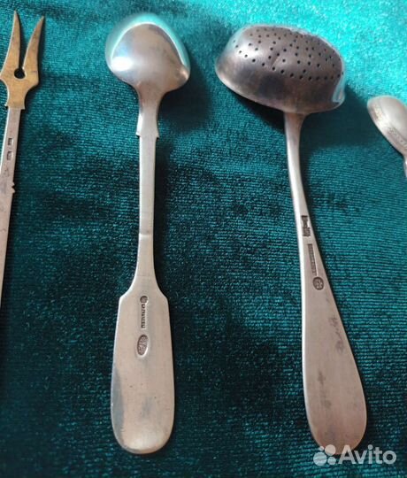 Столовое серебро 84 пробы