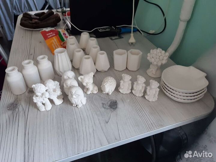 Фигурки и вазы для творчества