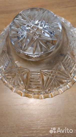 Хрустальная вазочка для конфет или фруктов