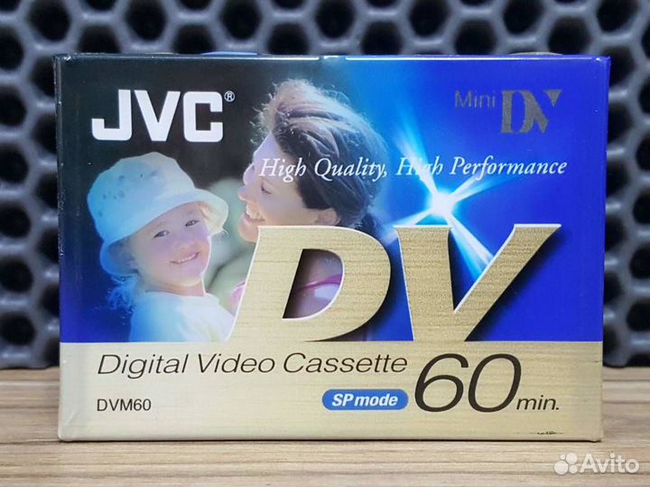 Видеокассета JVC miniDV DVM60 M-DV60DE (новая)