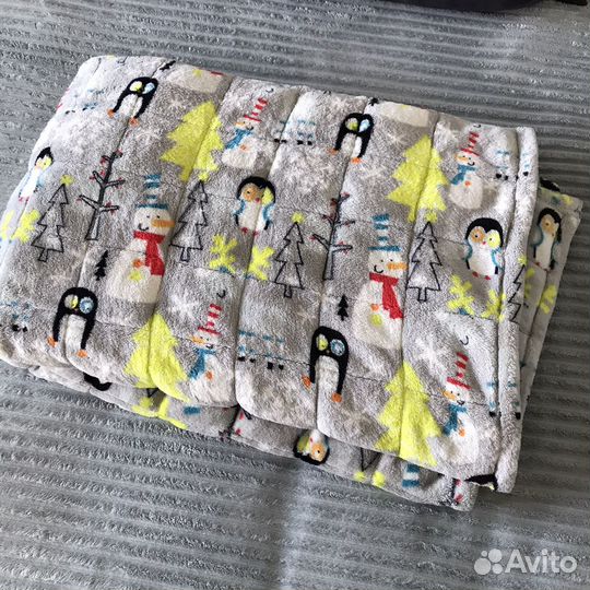 Одеяло-плед Совы утяжеленный