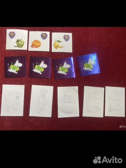 Наклейки лента moomin,тату-переводилки