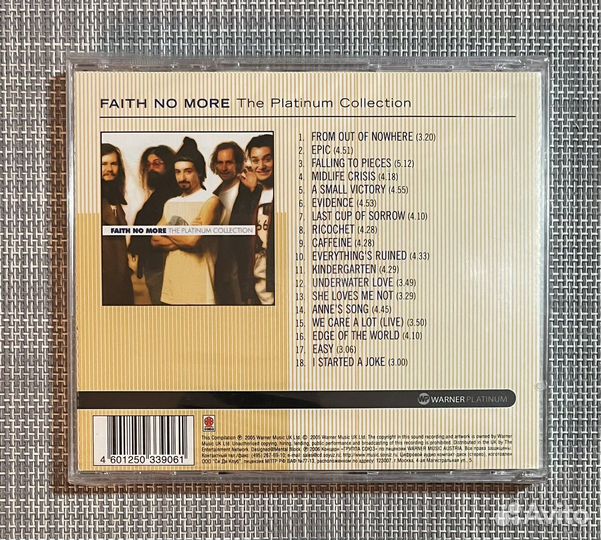 Faith No More - The Platinum Collection CD Rus