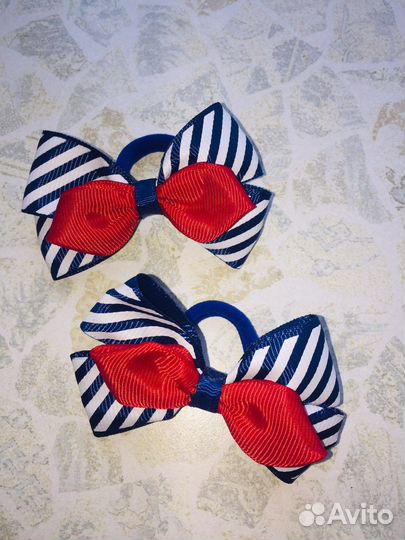 Бантики для волос ручной работы