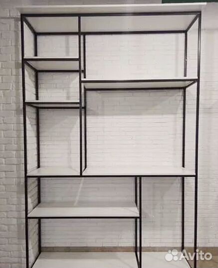 Стеллаж лофт с полками