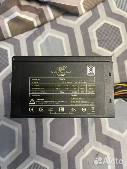 Блок питания deepcool 500w