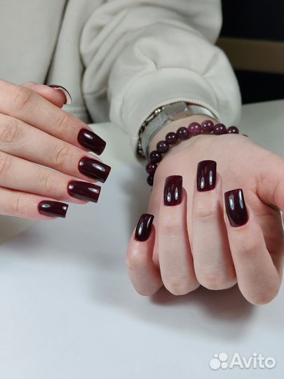 Маникюр гель лак. Наращивание ногтей