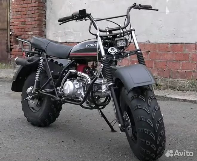 Мотоцикл внедорожный скаут-3М-190 механика