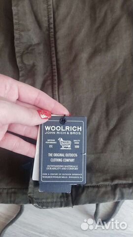 Хлопковая куртка Woolrich m