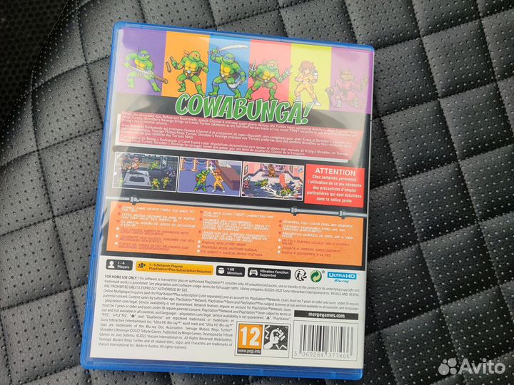 Черепашки ниндзя диск PS5