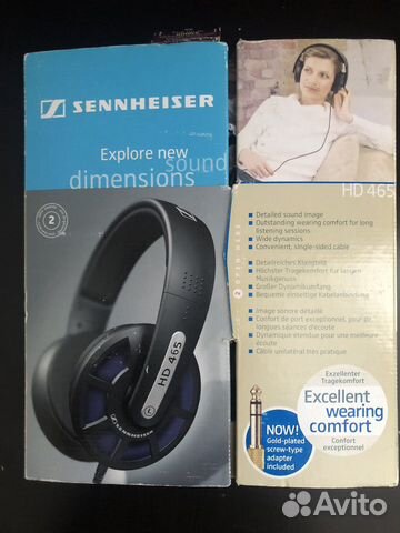Наушники Sennheiser HD 465 (новые) HI-FI купить в Екатеринбурге ...