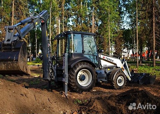 Услуги экскаватора погрузчика, огромный опыт работ