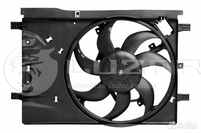 Вентилятор радиатора opel corsa D 06