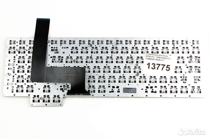 Клавиатура для Asus G750 p/n: 13N0-P4A0111, 13NB0