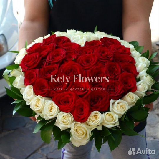 Цветы 101 роза