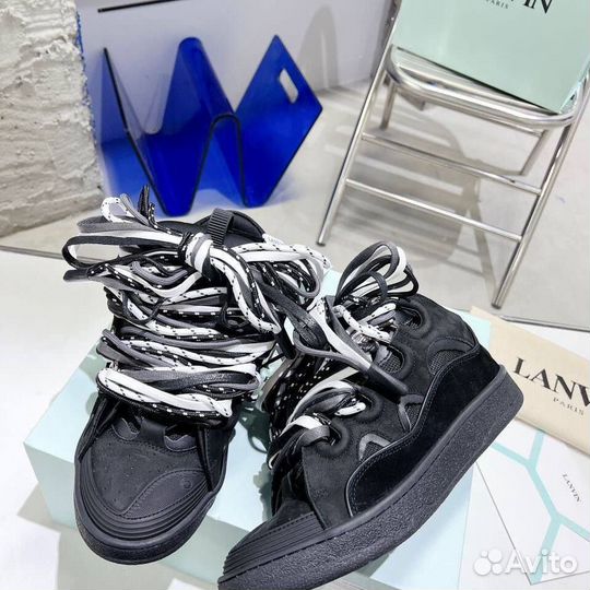 Кроссовки lanvin x gallery dept curb