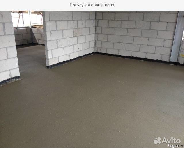 Стяжка пола