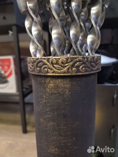 Подставка для шампуров кованная