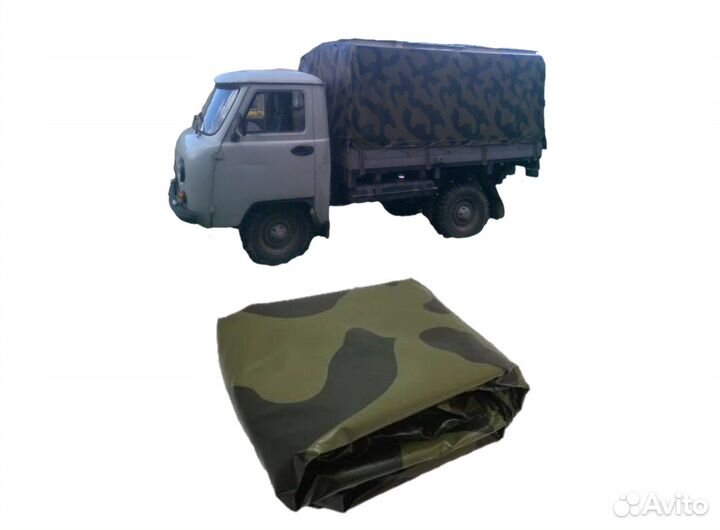 Тент УАЗ 33036 (домиком) нового образца, камуфляж