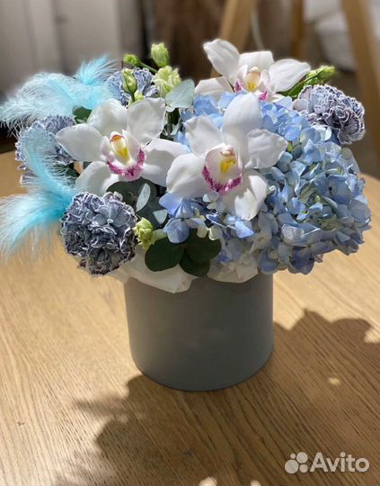 Коробочки с цветами