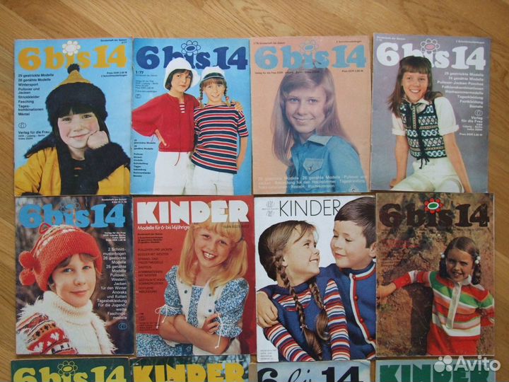 Журнал детской моды 0 bis 6 kinder 6 bis 14 saison