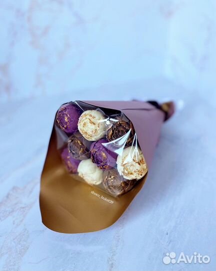 Шоколадные пионы