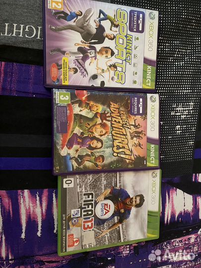 Xbox 360 s + kinect кинект