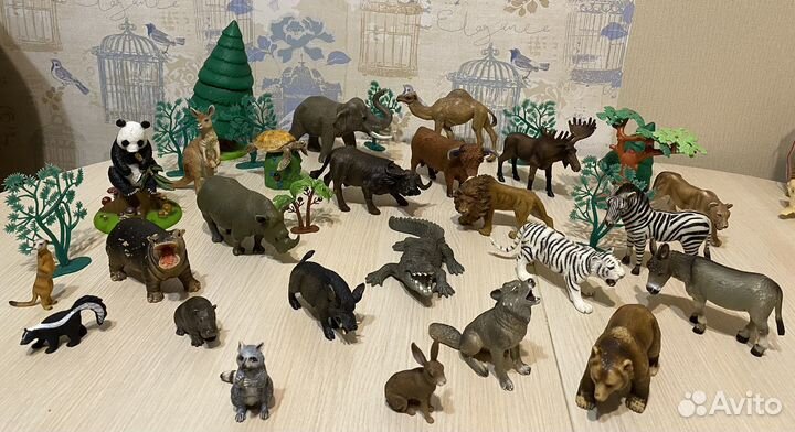 Реалистичные фигурки животных (schleich,bullyland)