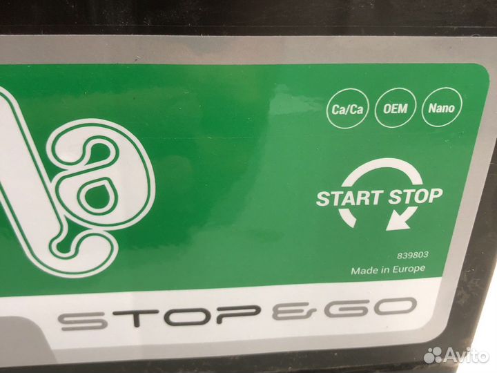 Аккумулятор topla AGM Stop&Go L3 70 А/ч R+ EN760А