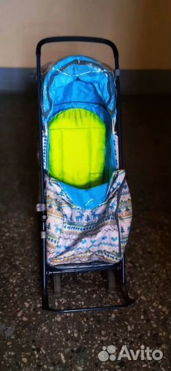 Коляска-сани детская Ника модель 