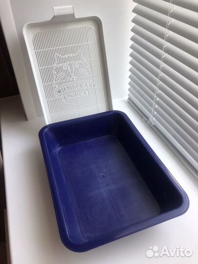 Туалет (лоток) для кошки с сеткой