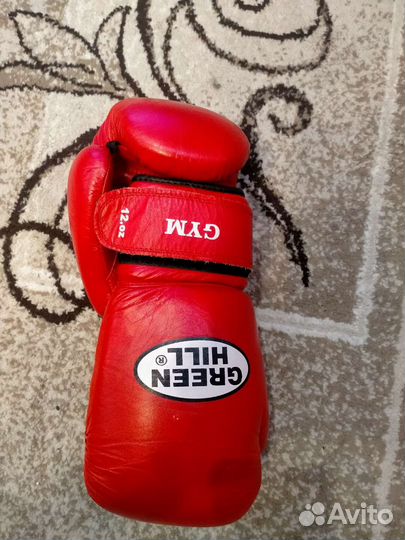 Боксерские перчатки 12 oz натуральная кожа