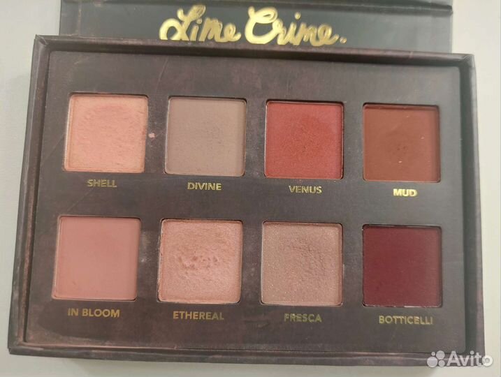 Палетка теней Lime crime