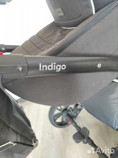 Коляска 2 в 1 indigo duran эко кожа