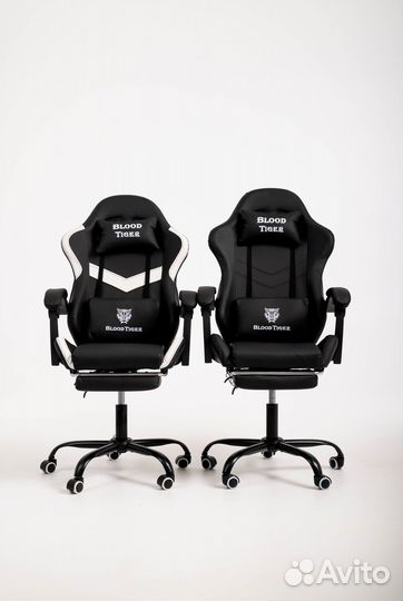 Кресло компьютерной геймерское с массажем