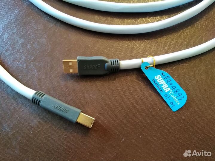 Кабель USB Supra USB 2.0 A-B