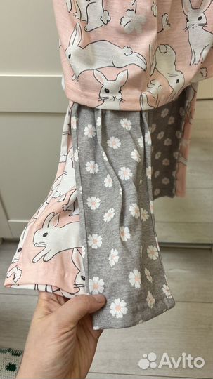 Новая пижама carters на девочку 5т 5-7 лет