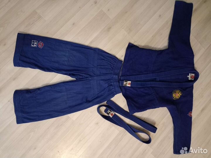 Кимоно для дзюдо синее