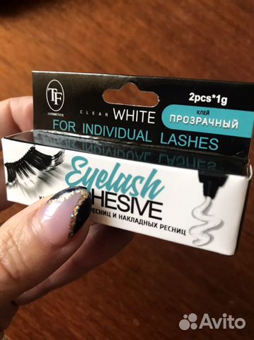 TF, Клей для ресниц или пучков, бесцветный