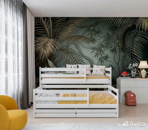 Двухъярусная кровать умка 2 береза