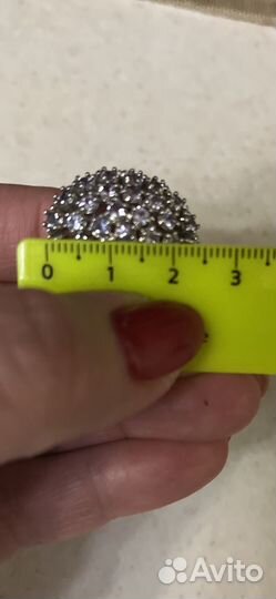 Серебряное кольцо с натуральными танзанитами