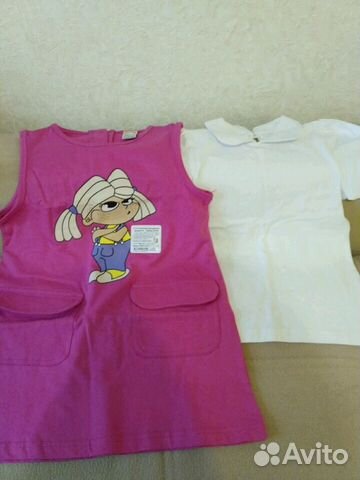 Новое платье и блузка в комплекте