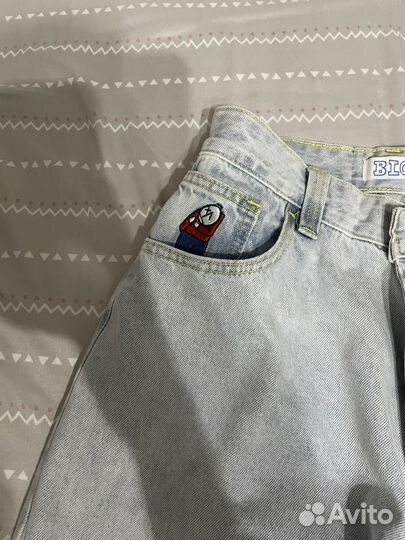 Очень широкие джинсы streetbigboy