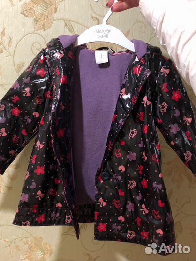 Курточка-плащ для девочки 12 мес