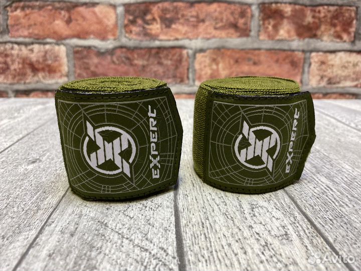 Боксерские бинты Fight Expert Rival 4м. хаки